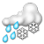 Mixed precip.