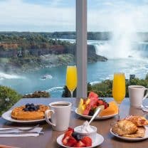 Breakfast overlooking the Falls at Fallsview Grand Buffet