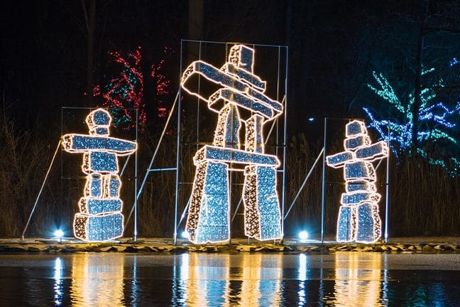 Winter Festival of Lights Display