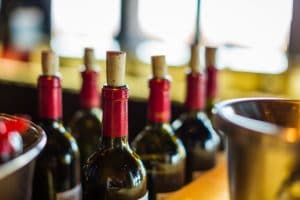 Bottles of Niagara Region Wine