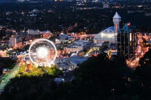 Ariel view of Clifton Hill