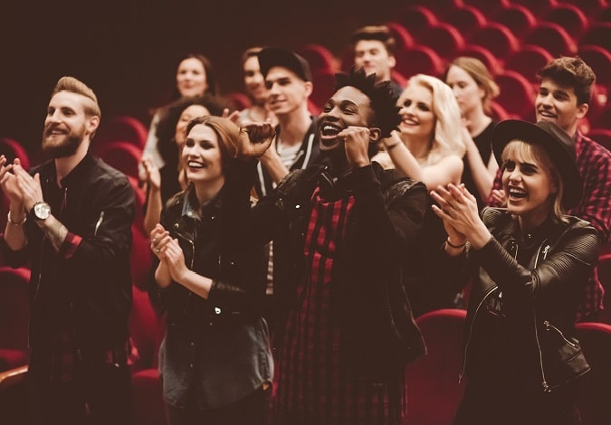 Crowd in Theatre