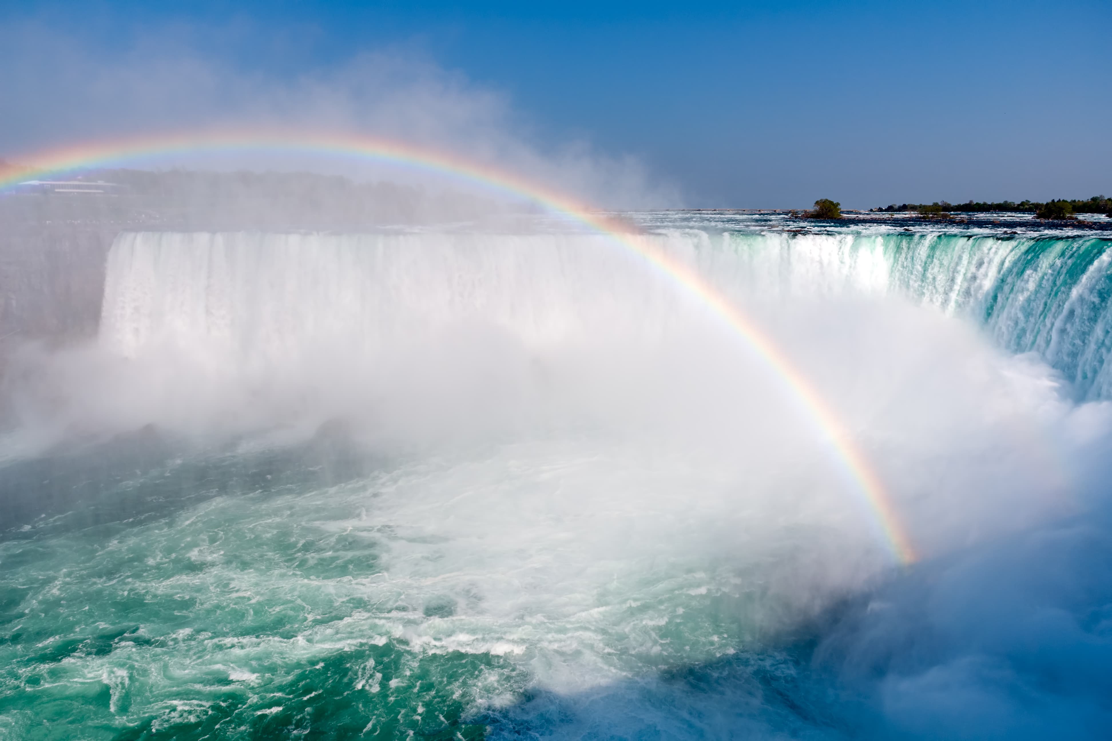 Niagara Falls and a Rainbow 