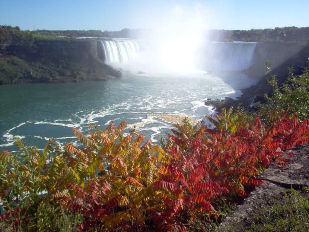 Niagara Falls autumn colour