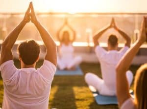 Sunrise Yoga at Sheraton Fallsview Rooftop Pool