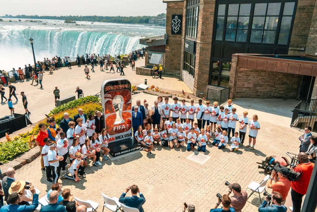 FIFA World Cup 2026 Niagara Falls Countdown Clock