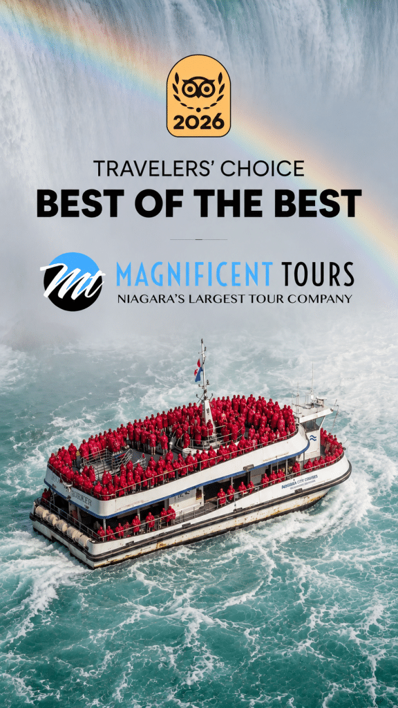 Magnificent Tours Niagara's Best Tour Wins Tripadvisor Best of the Best 2026