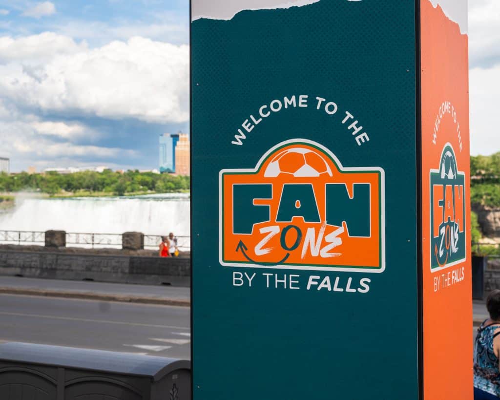 Fan Zone In Queen Victoria Park Niagara Falls